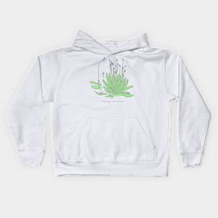 Plantago lanceolata Kids Hoodie